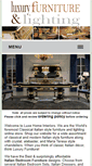 Mobile Screenshot of luxuryfurnitureandlighting.com